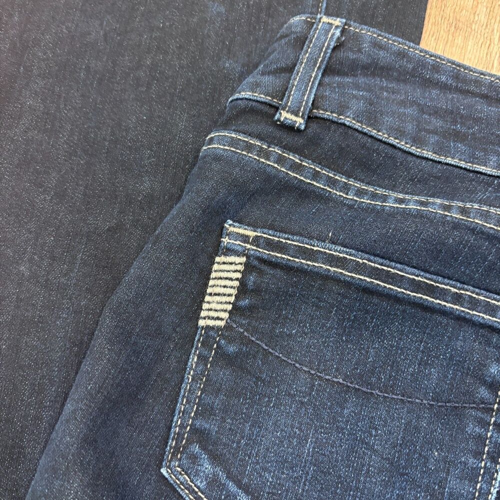 PAIGE Hidden Hills Dark Wash Boot Cut Jeans Size 27 - 0196055-541 Mid Rise USA - Picture 10 of 13